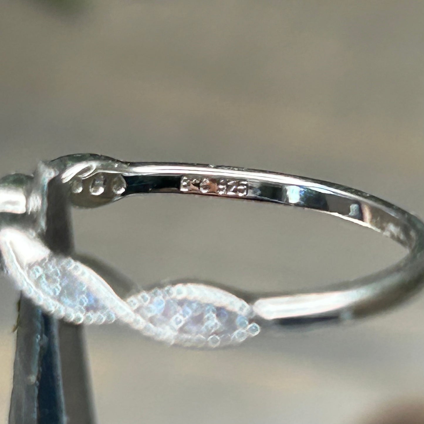 CZ bubble ring (sz 6)