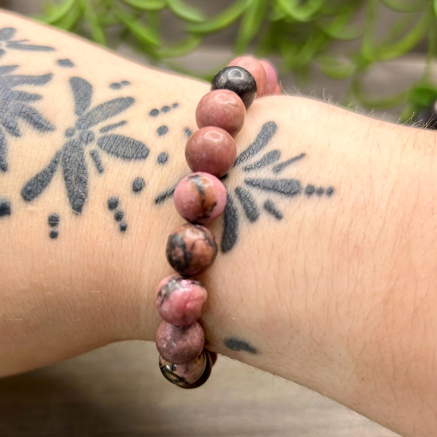 rhodonite bracelet
