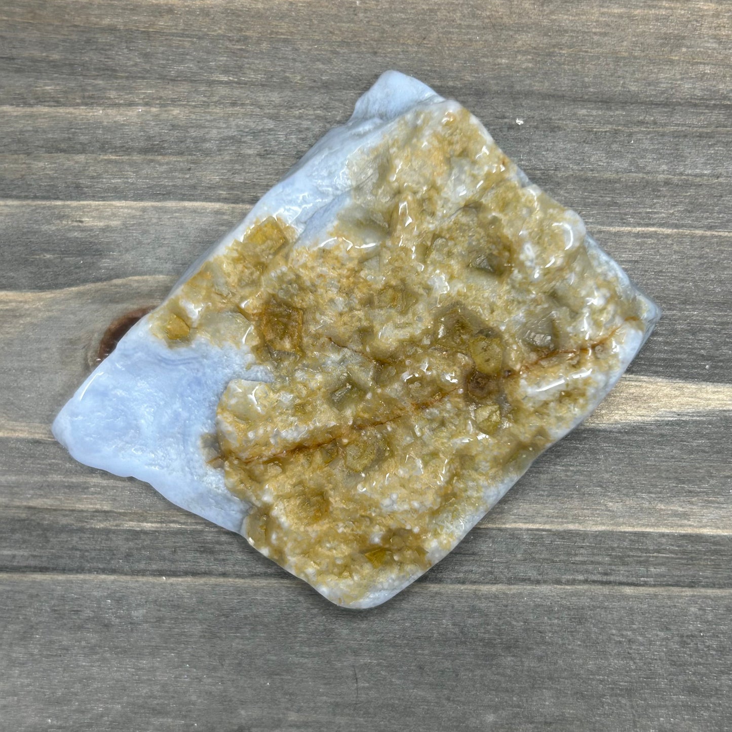 blue lace agate slab