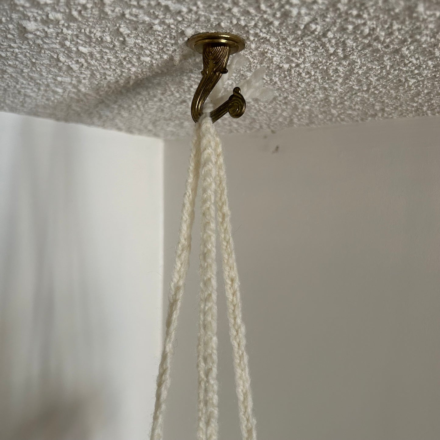 crocheted string of pearls