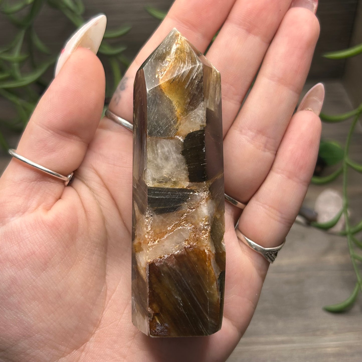 yellow mica tower