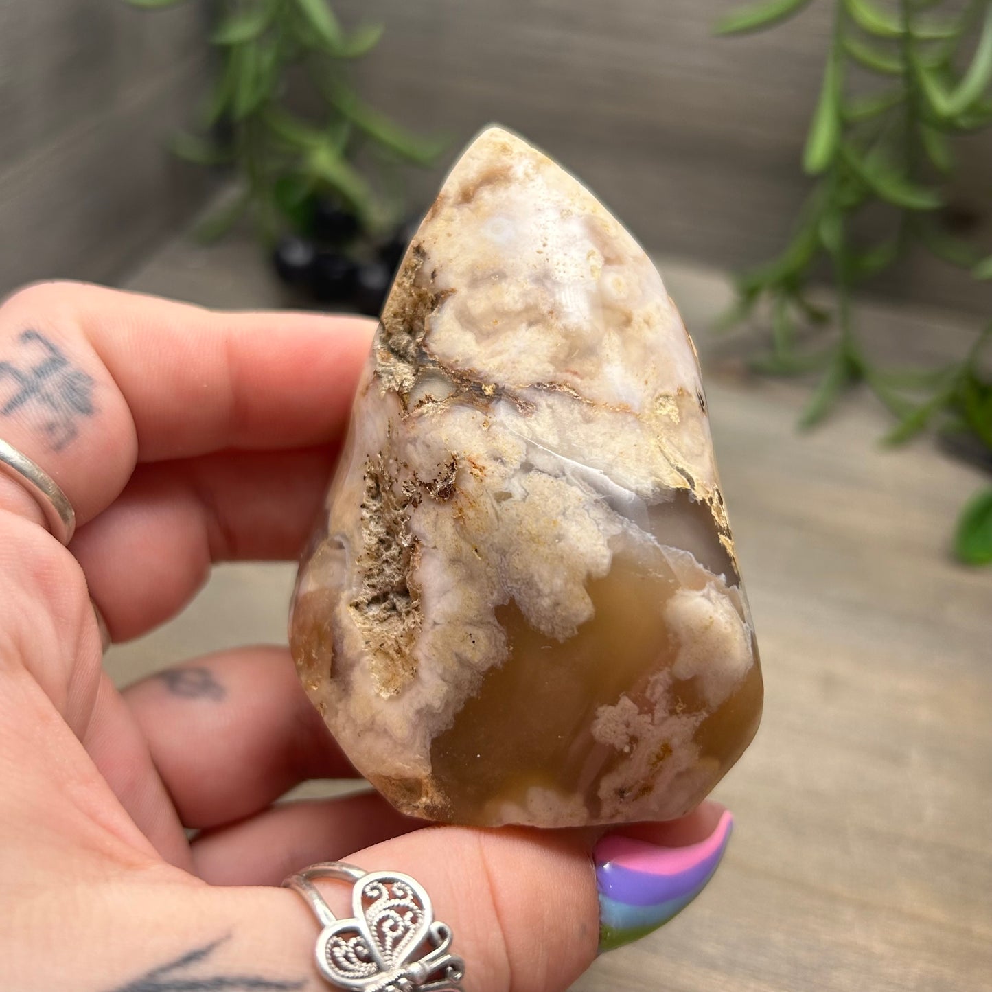 flower agate flame