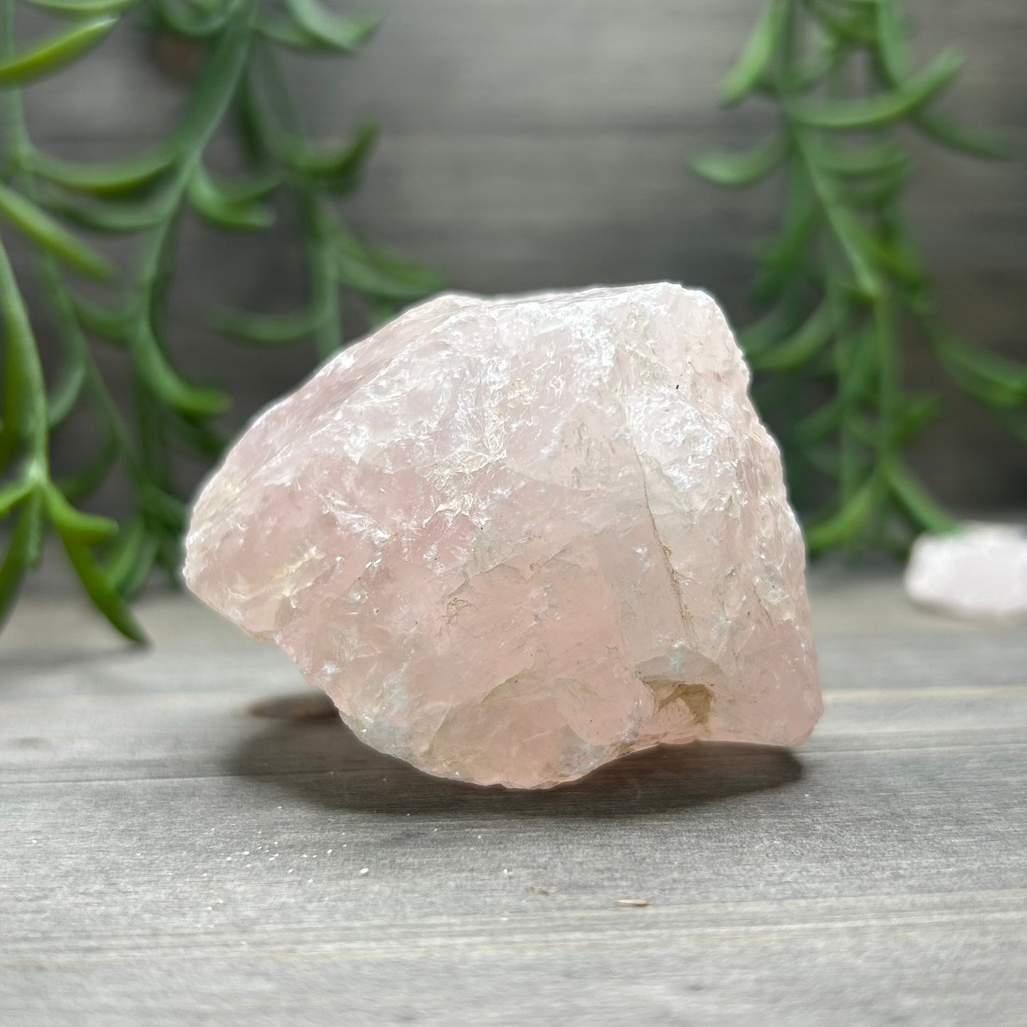 raw rose quartz chunk