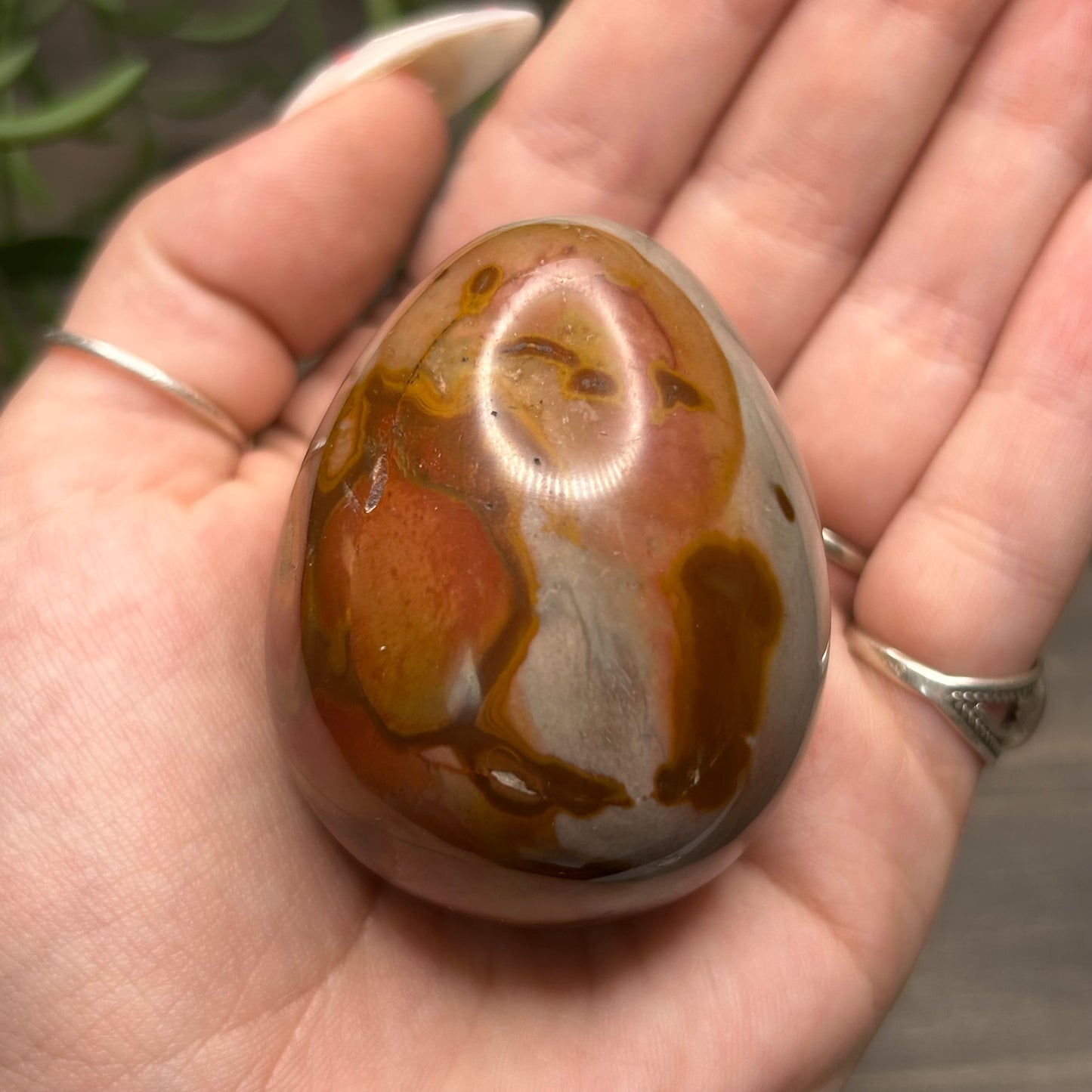 polychrome jasper egg