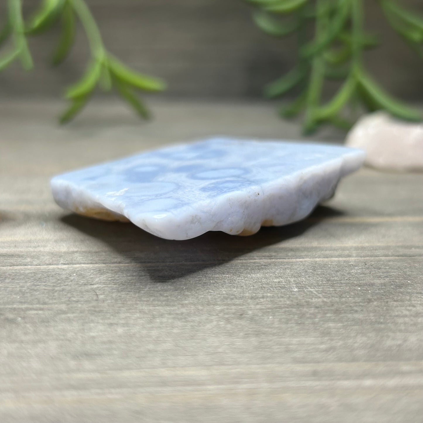 blue lace agate slab
