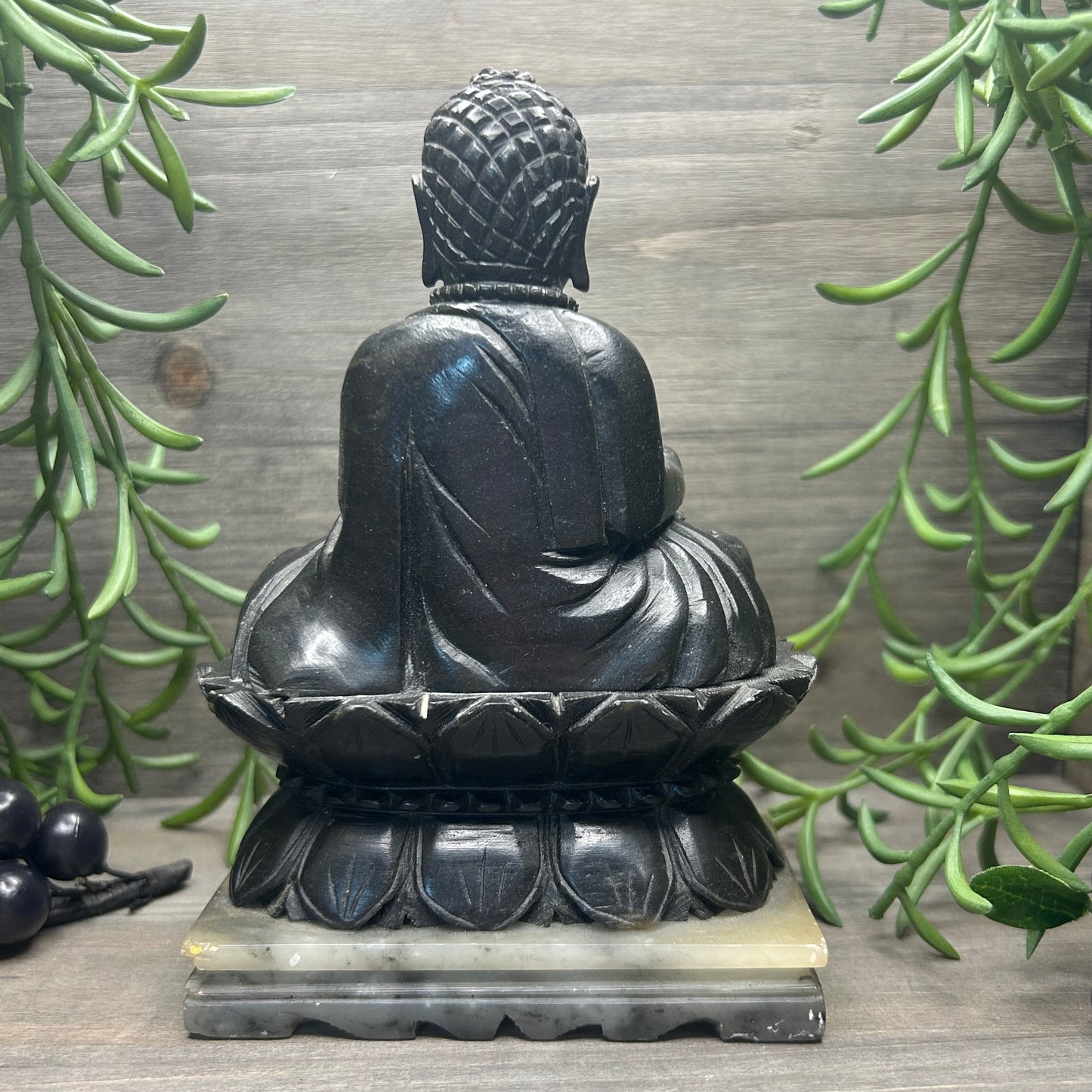serpentine buddha on jade