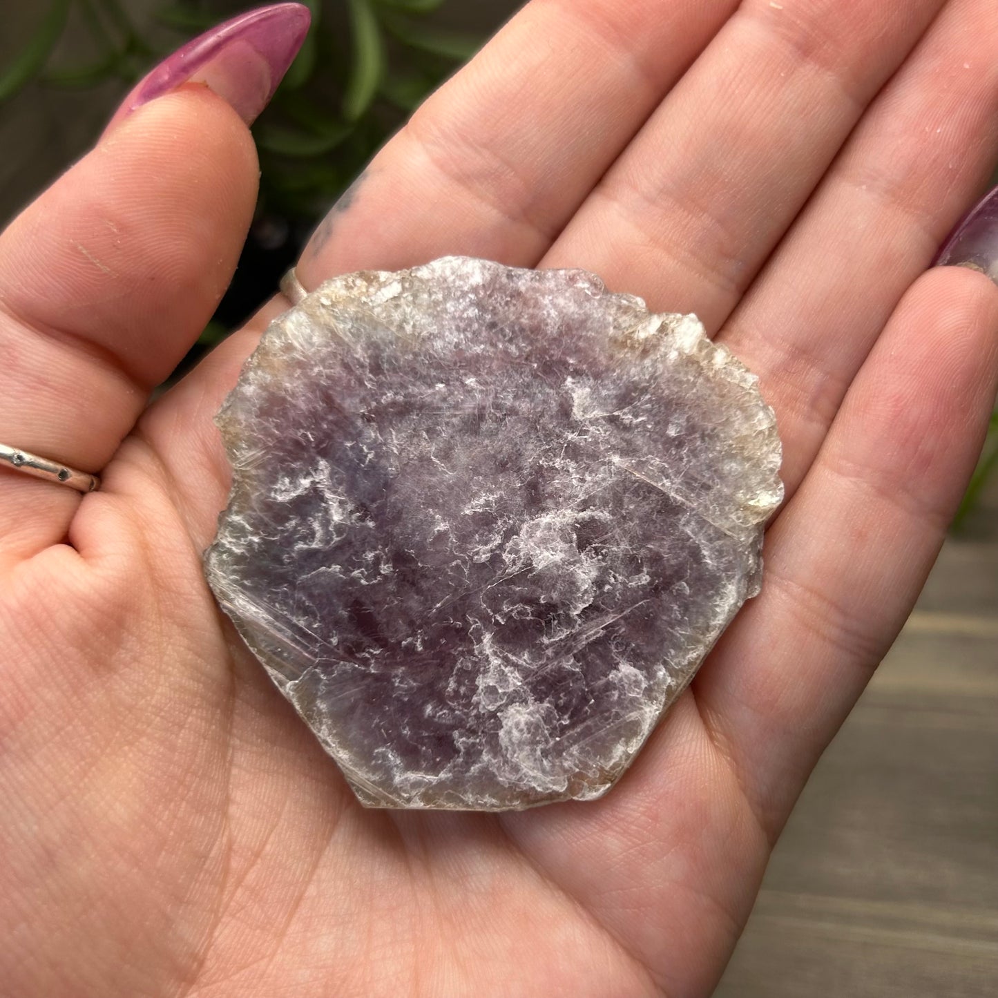 purple mica slab