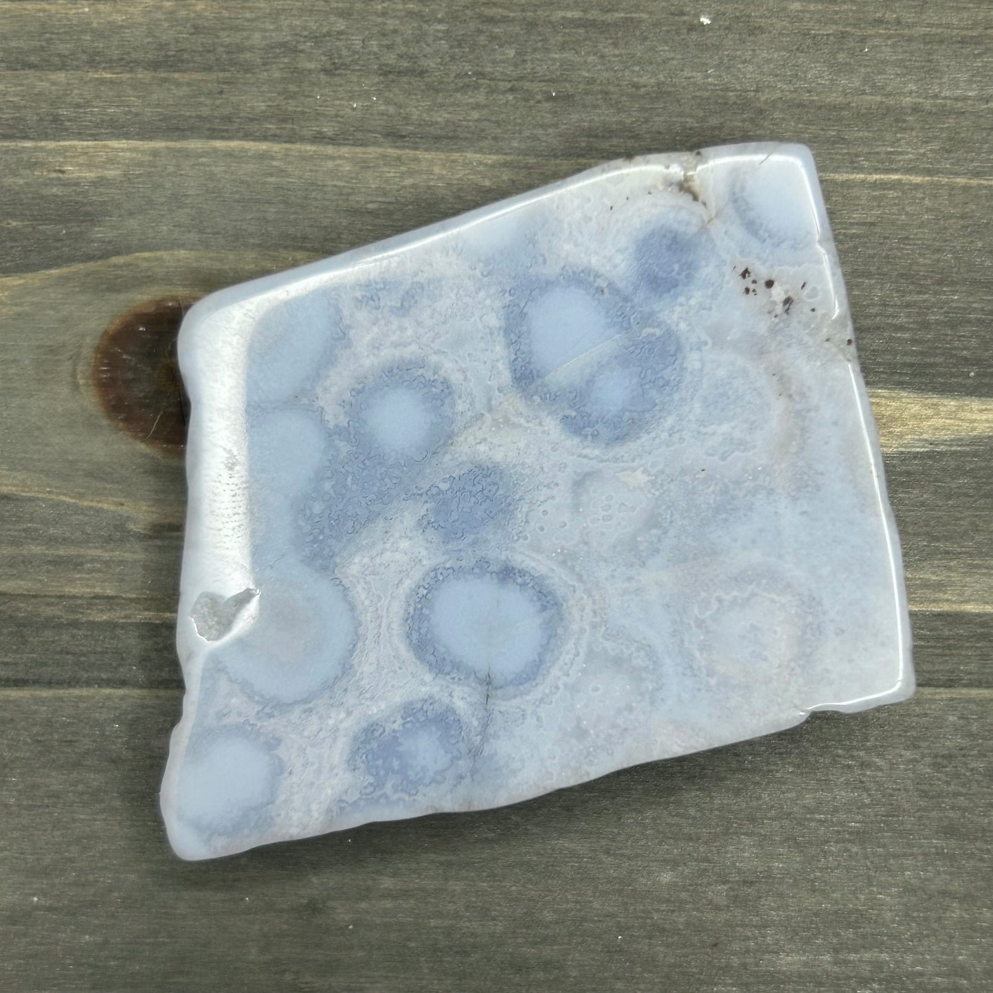 blue lace agate slab