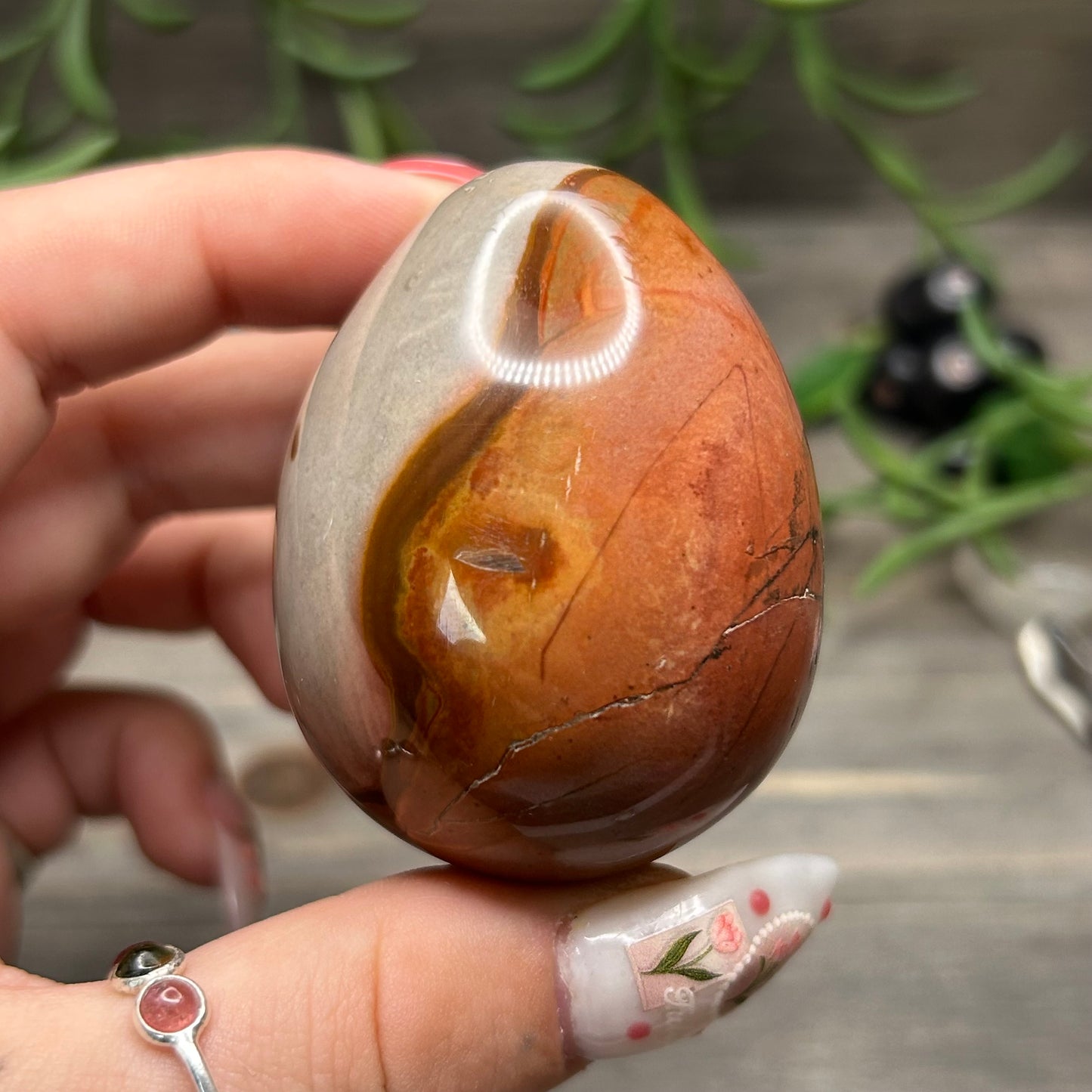 polychrome jasper egg