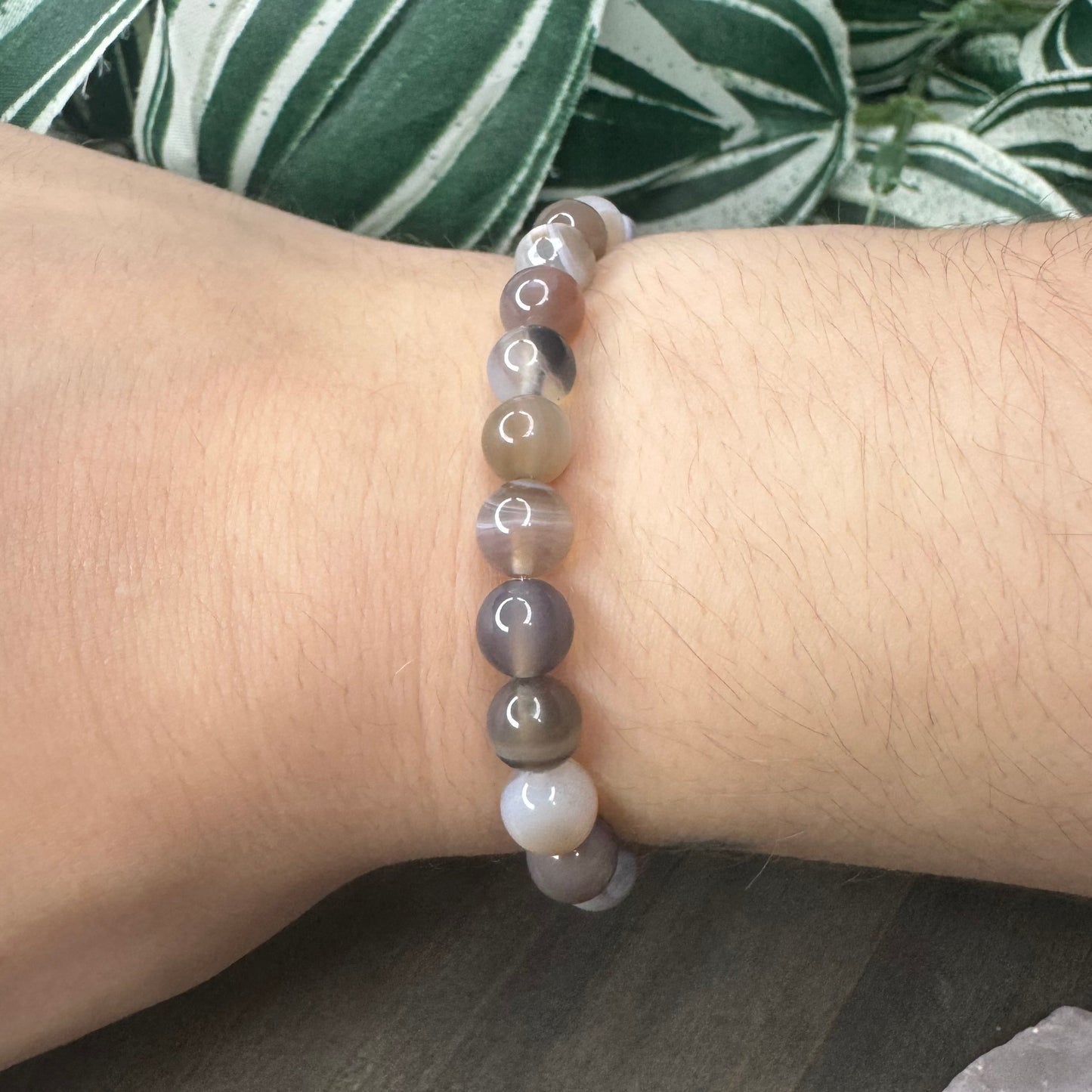 brown agate bracelet