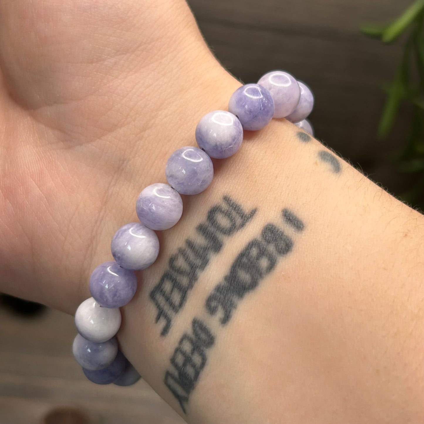lepidolite bracelet