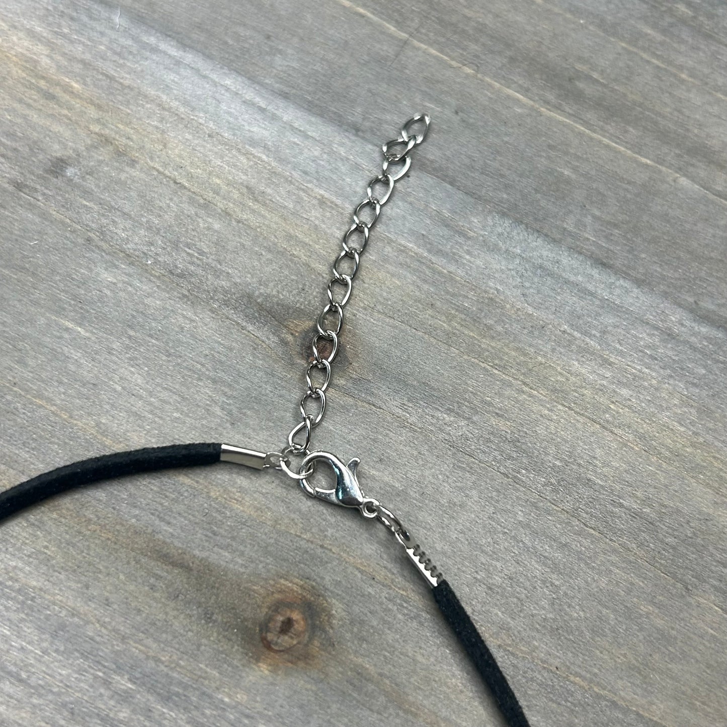 wire wrapped mushroom necklace