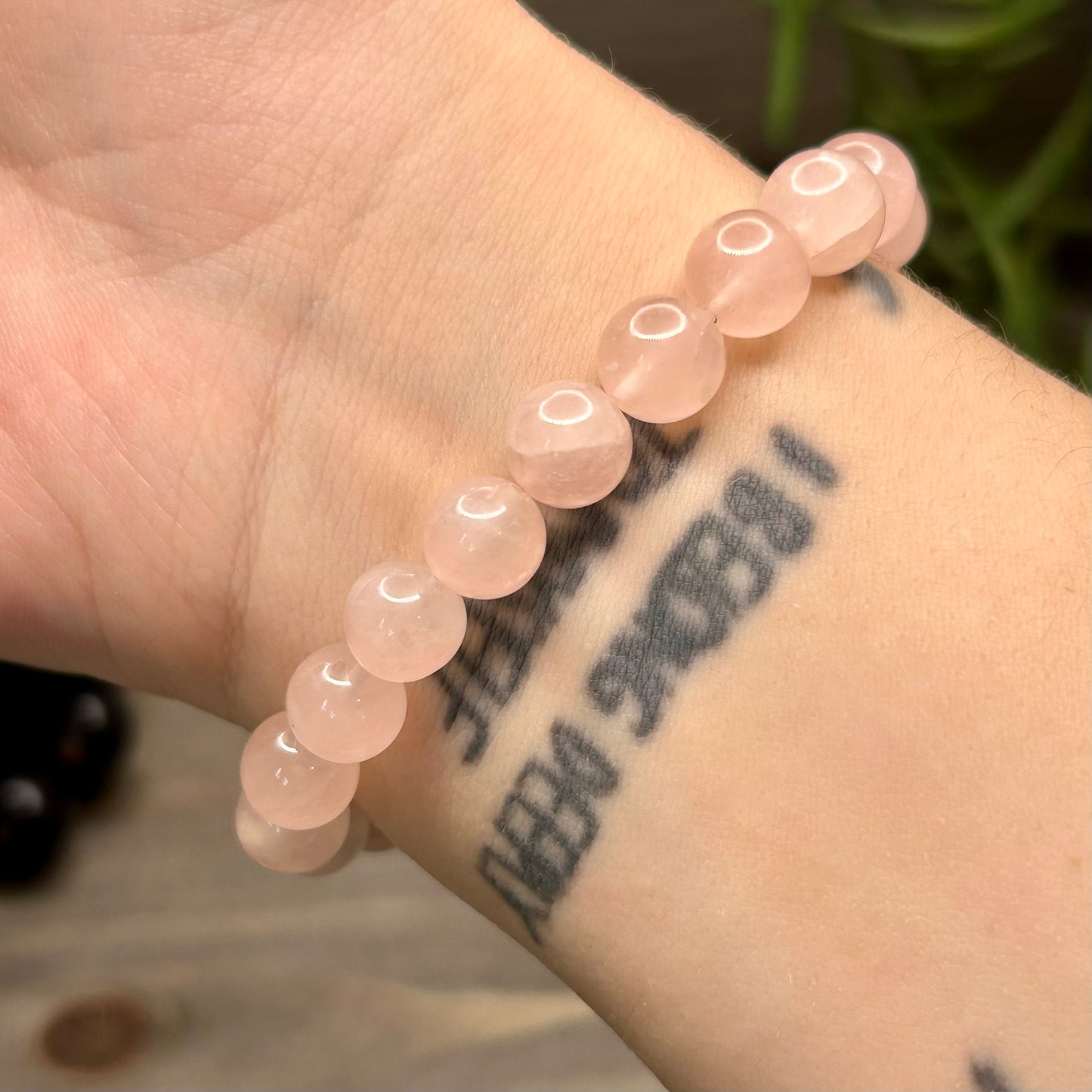 rose quartz bracelet