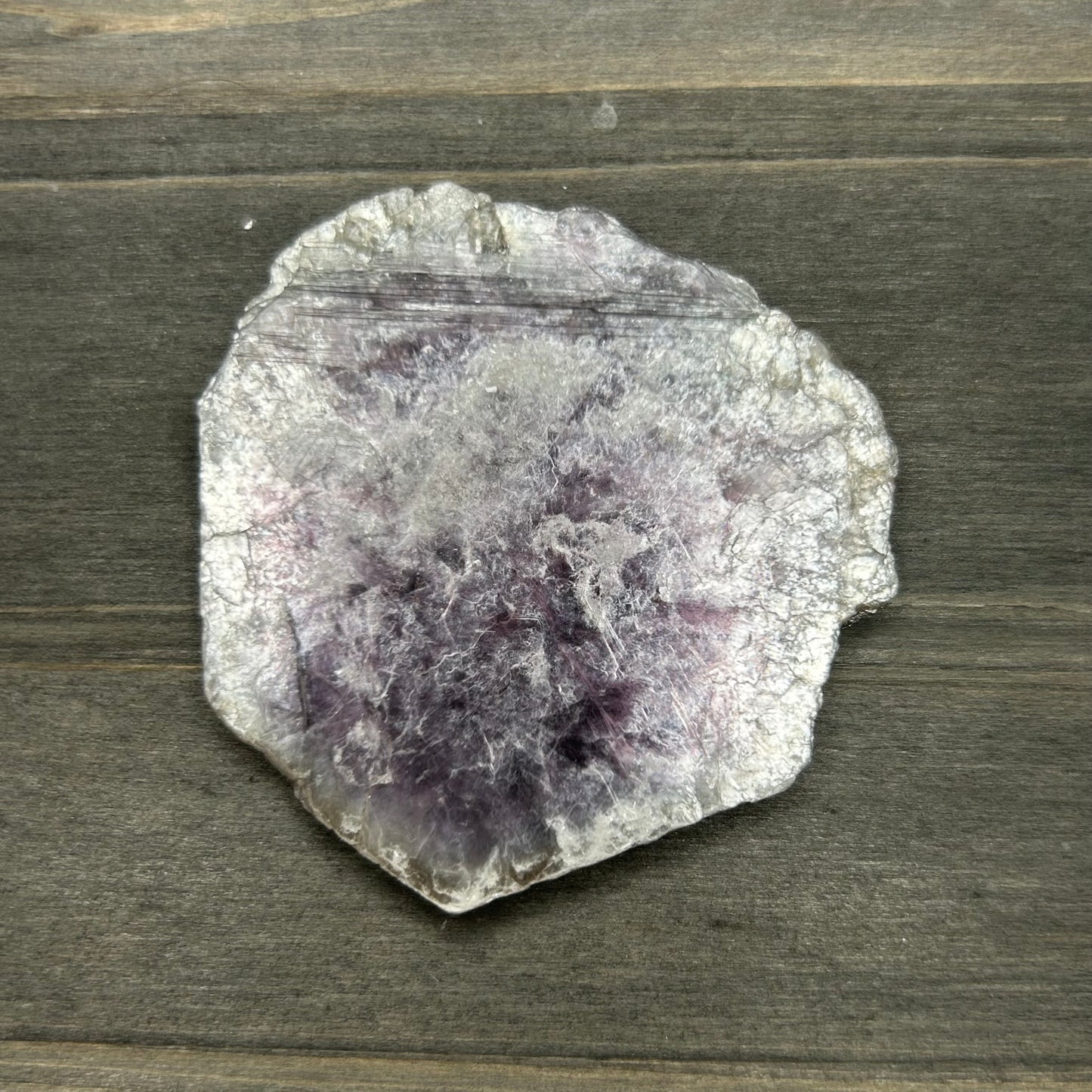 purple mica slab