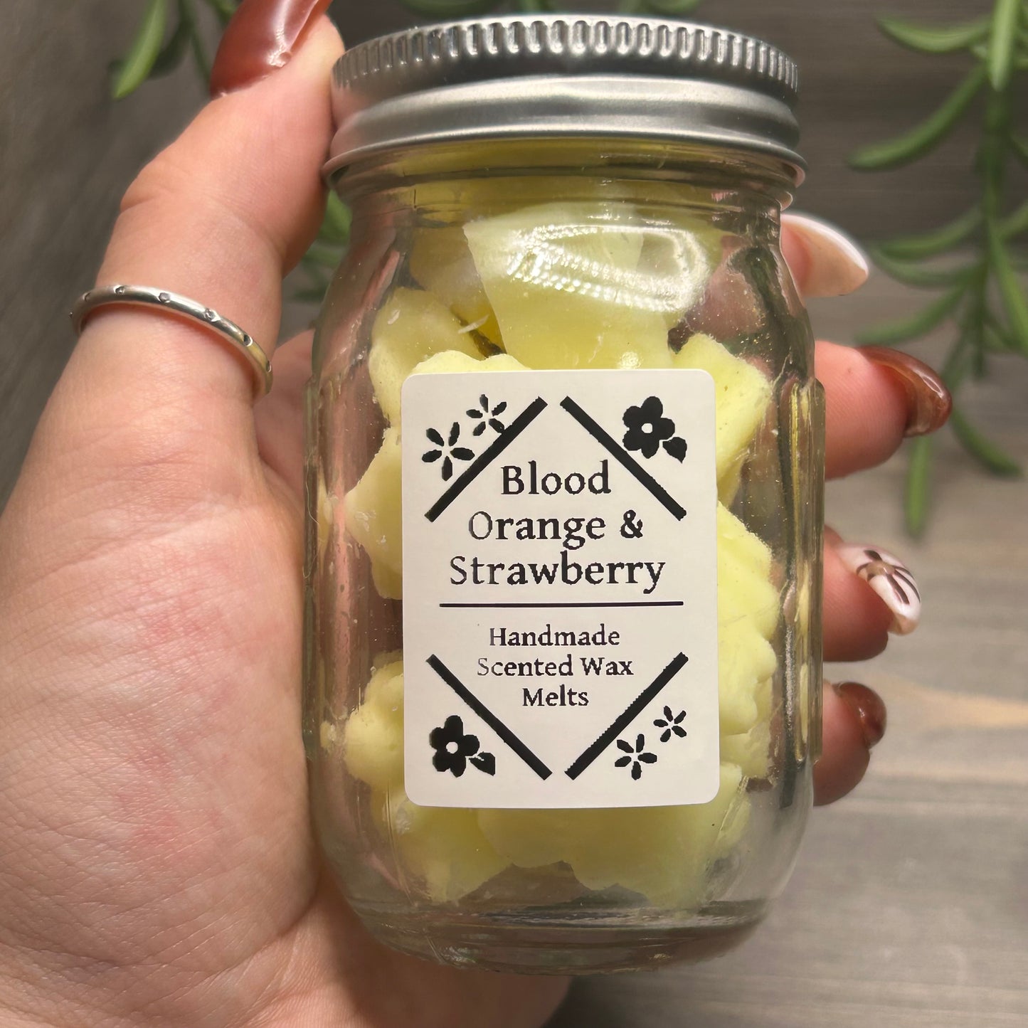 blood orange & strawberry wax melts