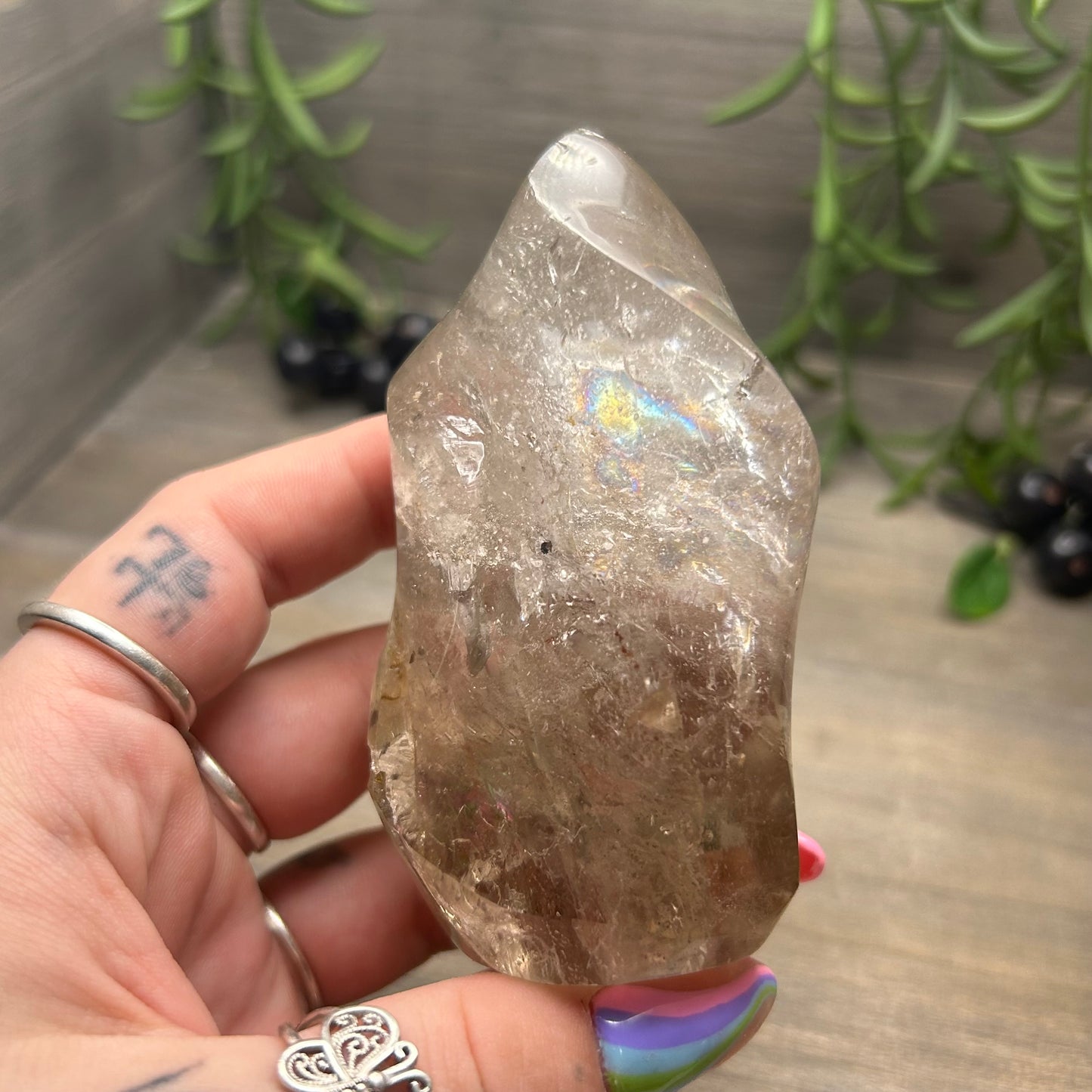 smokey quartz flame
