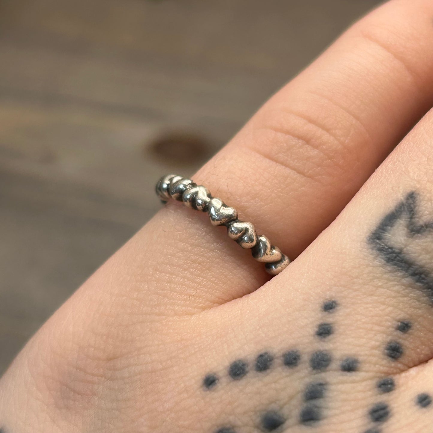 heart link ring (sz 4.5)