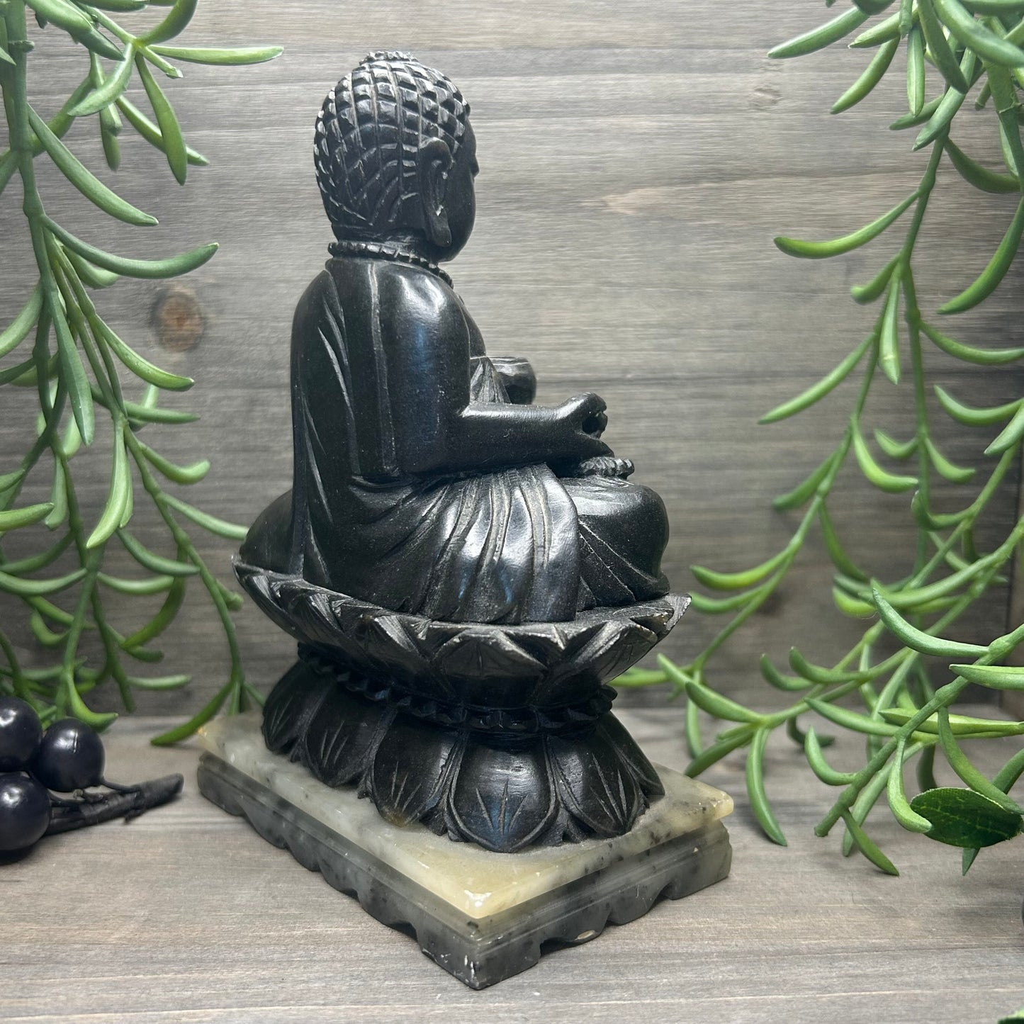 serpentine buddha on jade