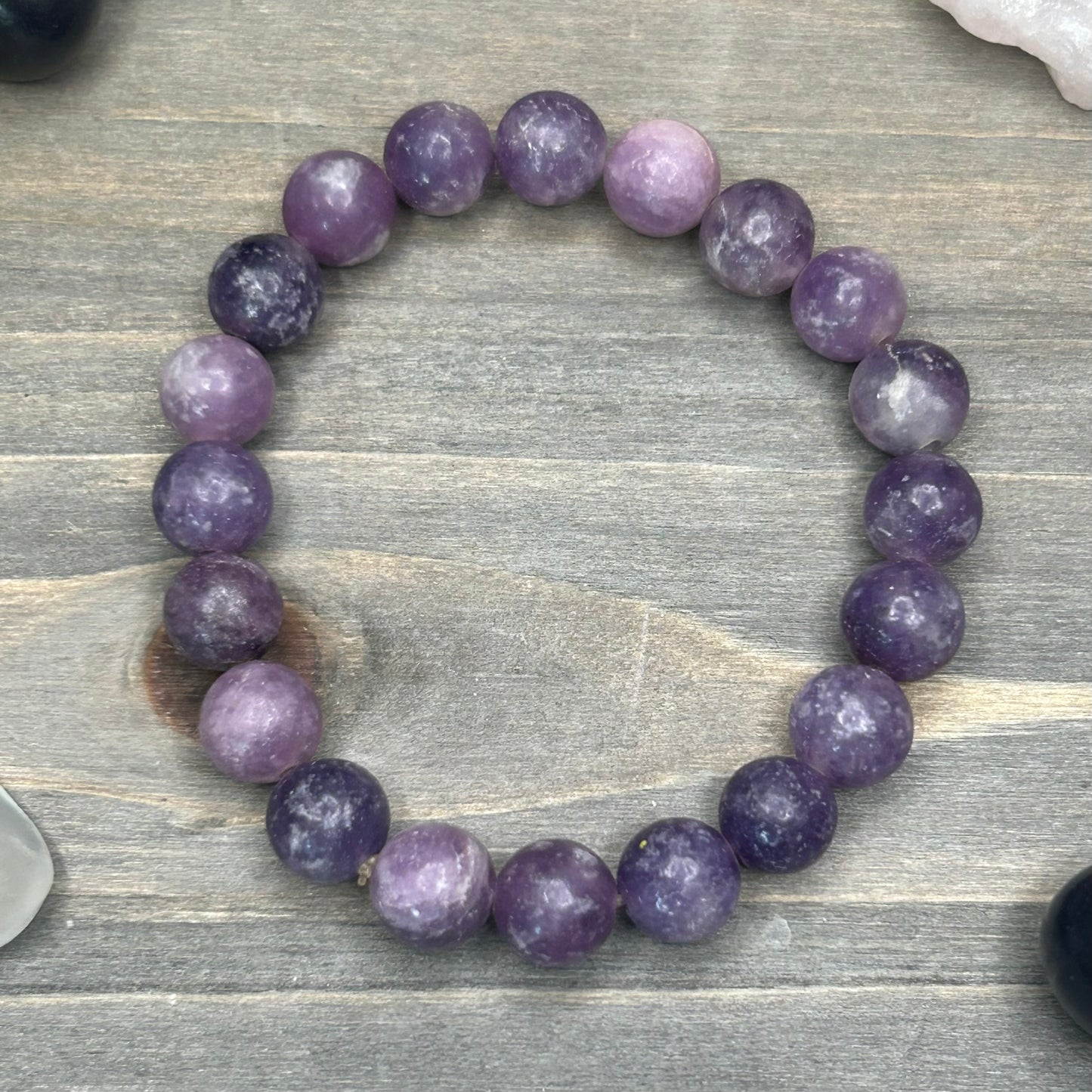 lepidolite bracelet