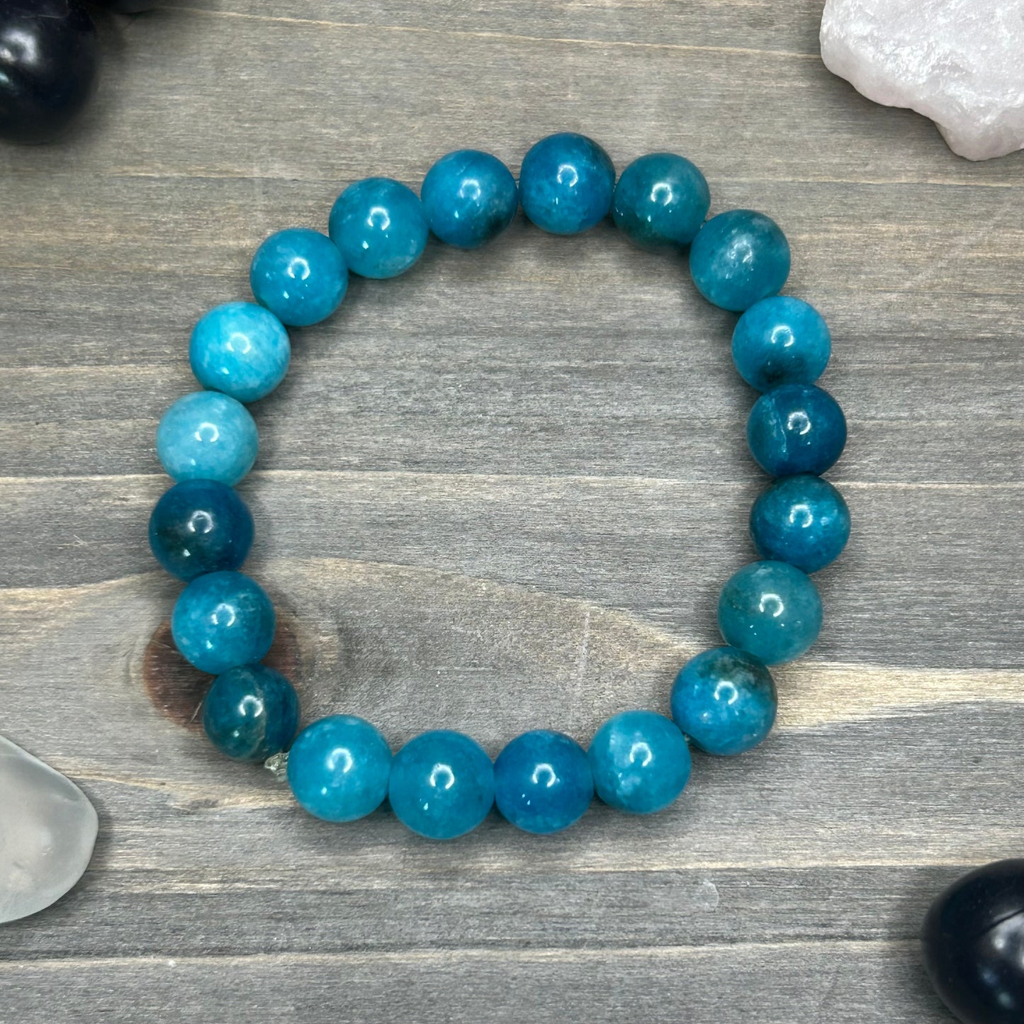 blue apatite bracelet