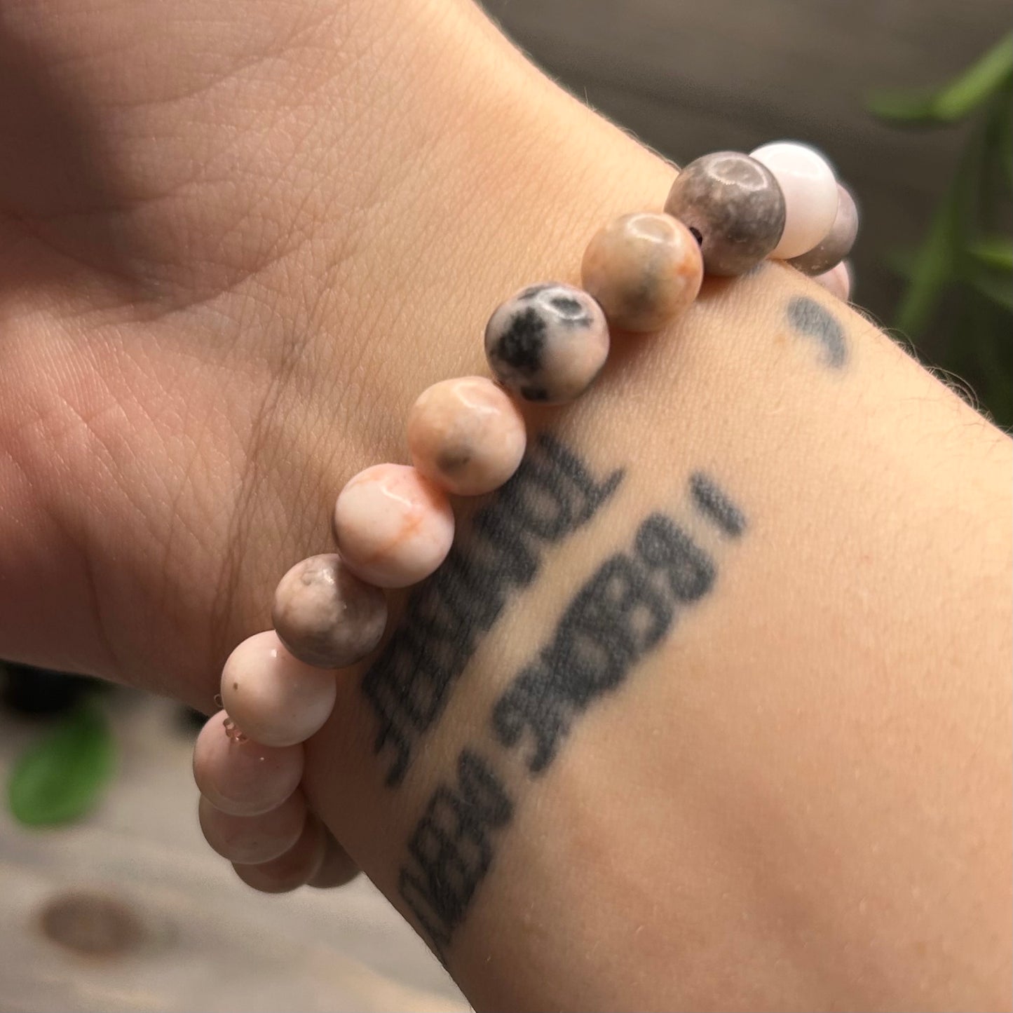 pink picasso jasper bracelet