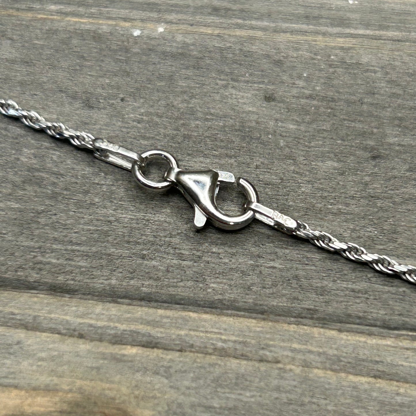 glass evil eye necklace (s925)