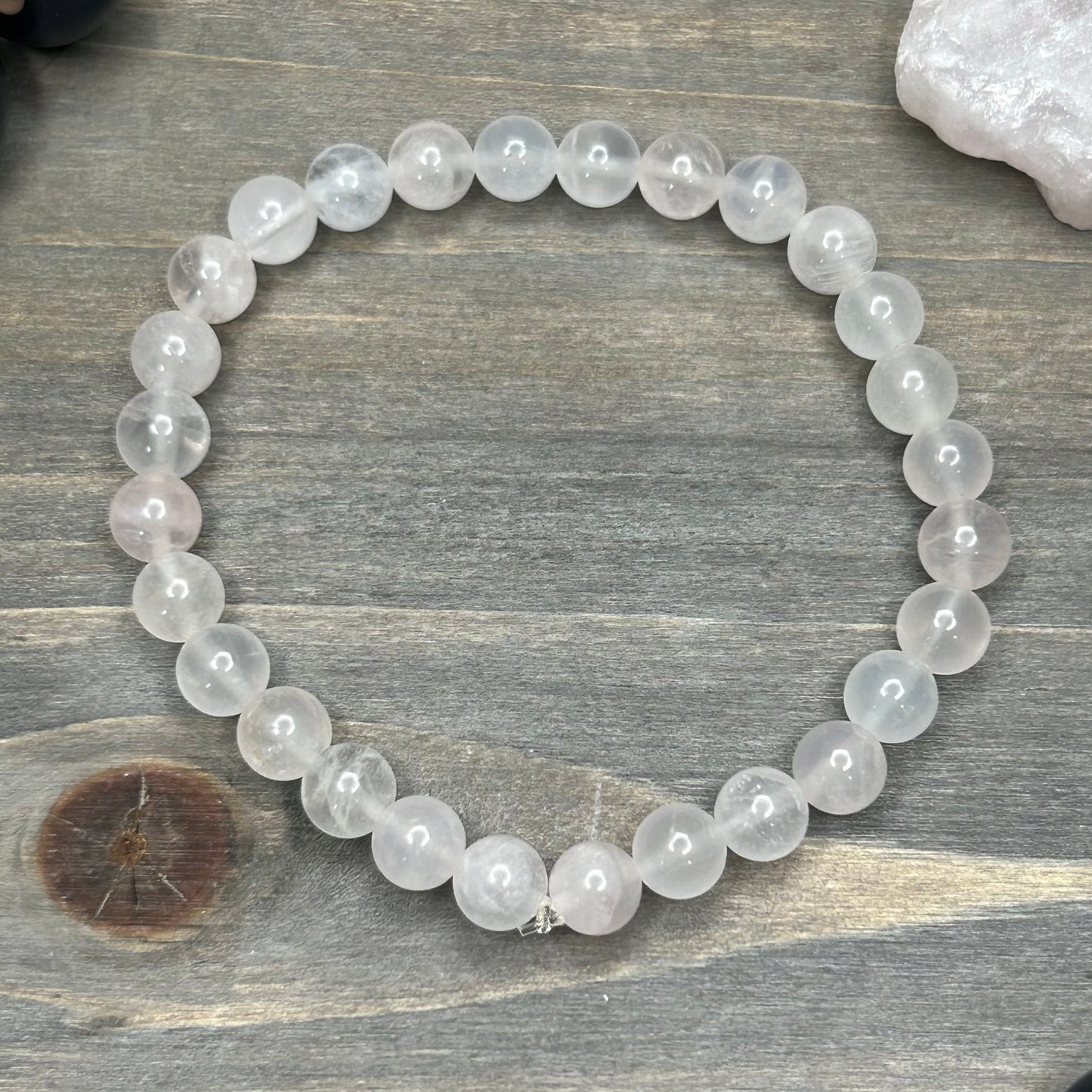 rose quartz bracelet (6mm)