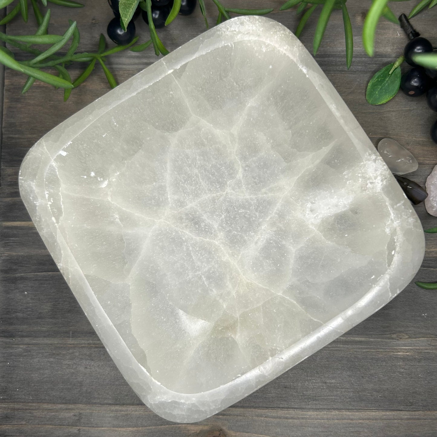 XL selenite bowl