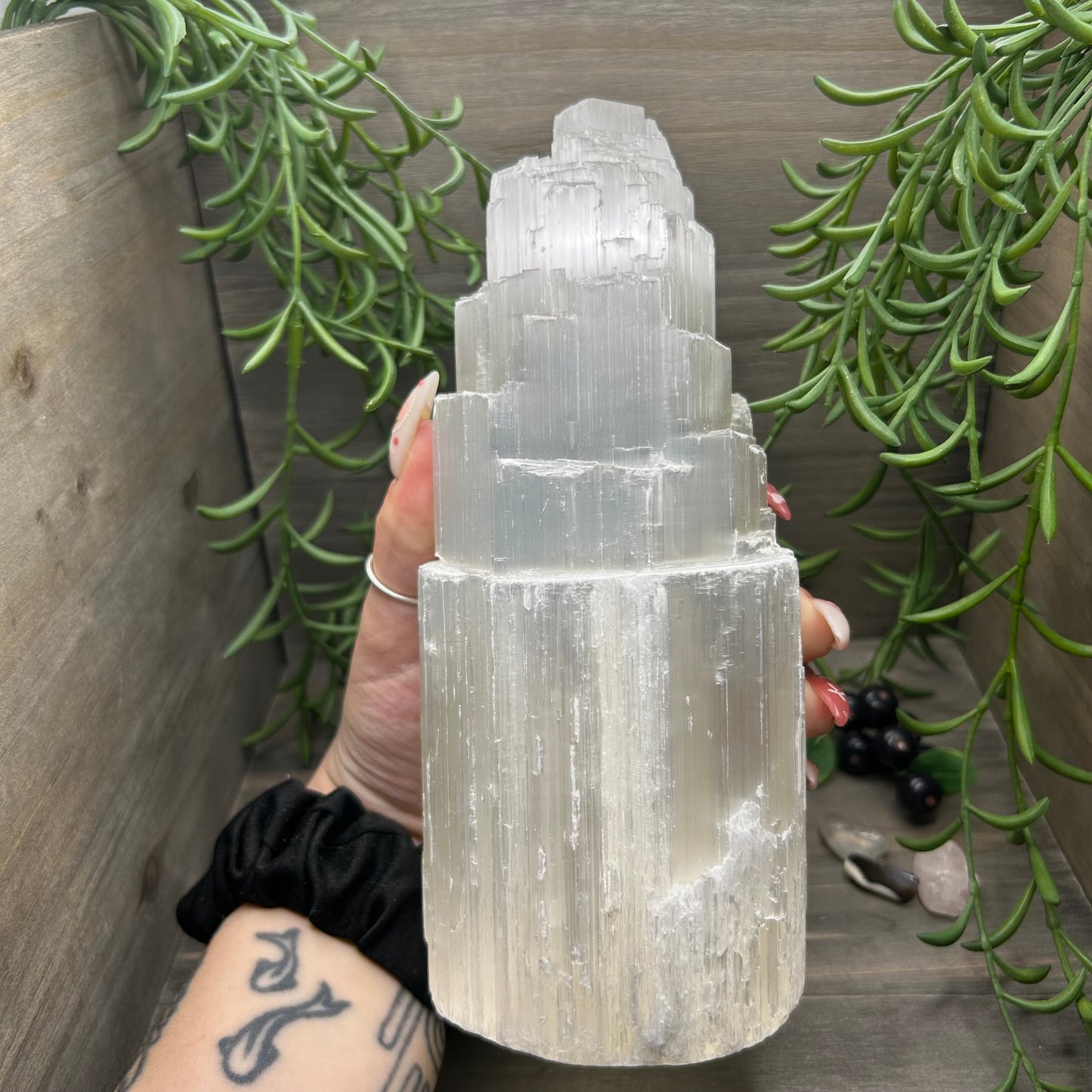 XL selenite tower