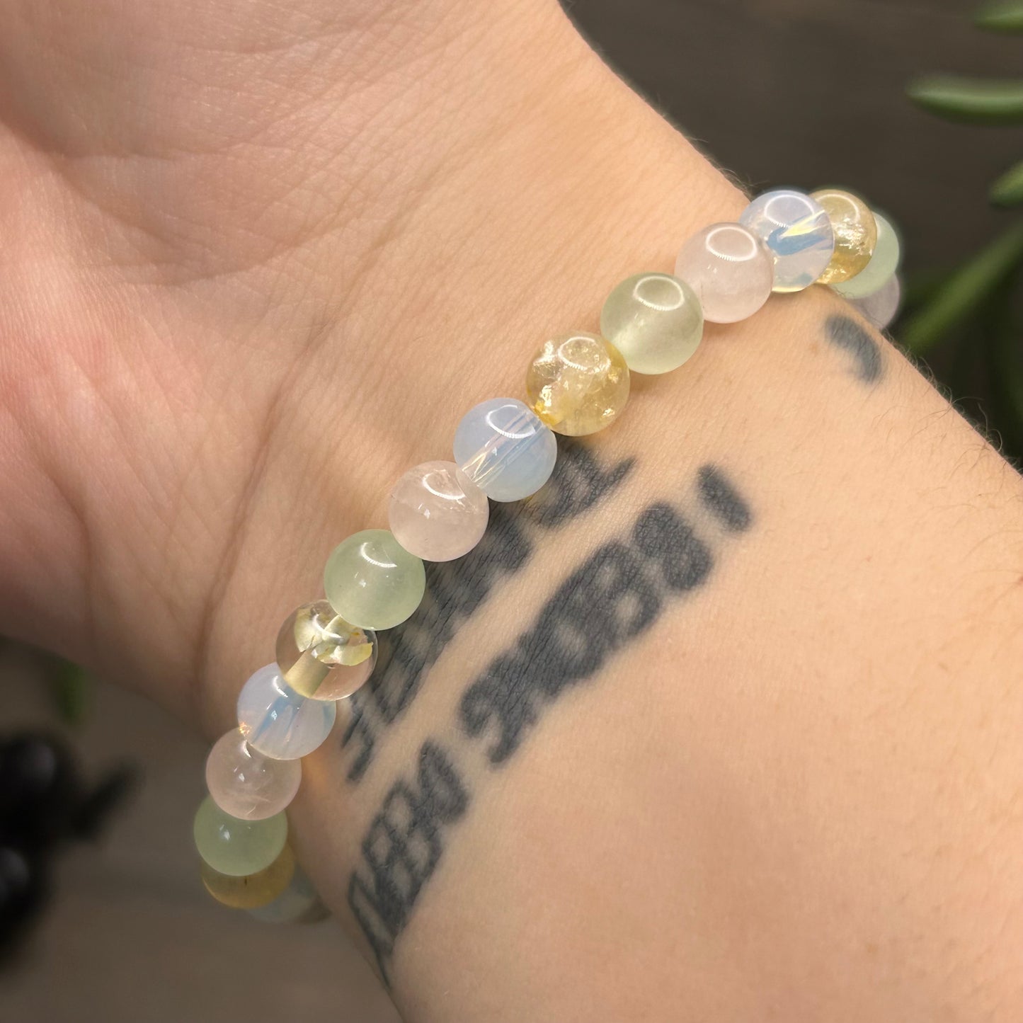 mixed stone bracelet