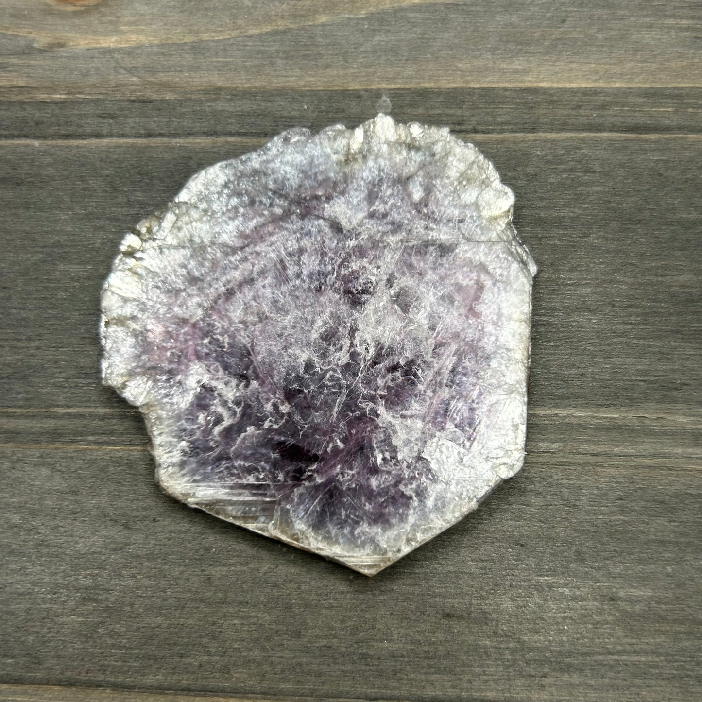 purple mica slab