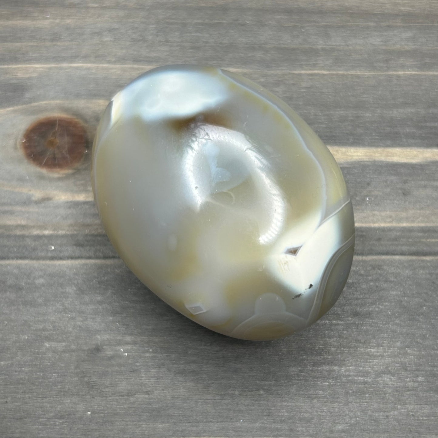 orca agate palm stone