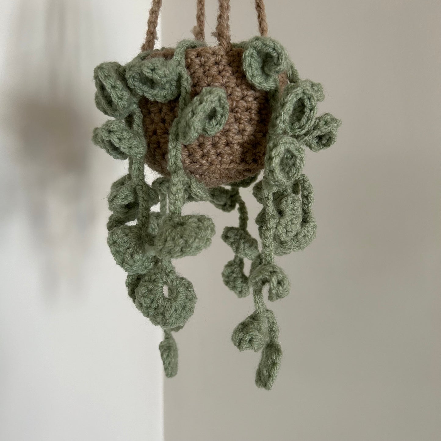 crochet string of hearts