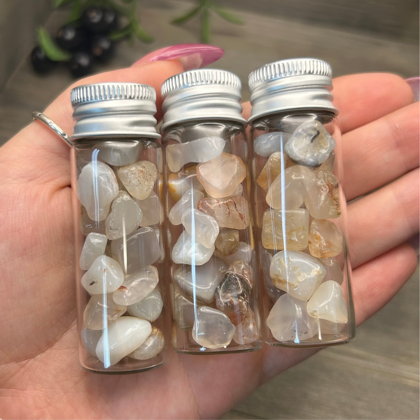 agate chip bottle