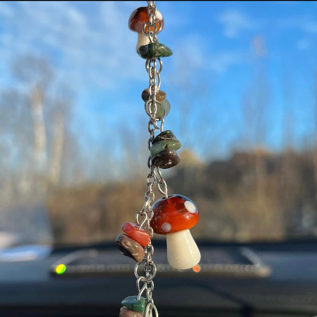 forest floor car charm