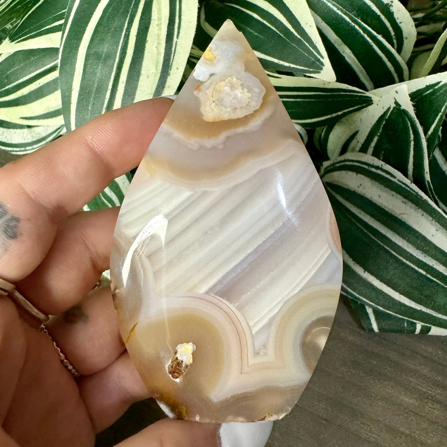 flower agate freeform