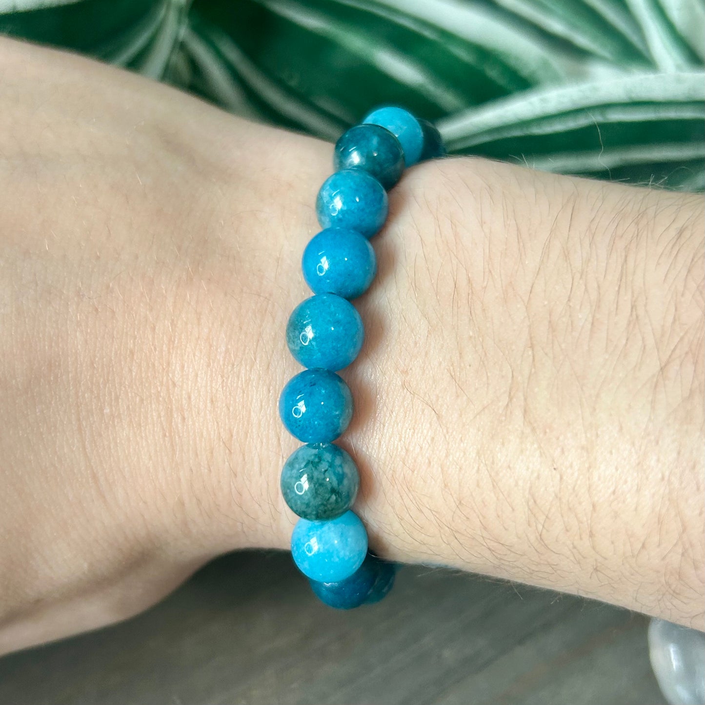 blue apatite bracelet (8mm)