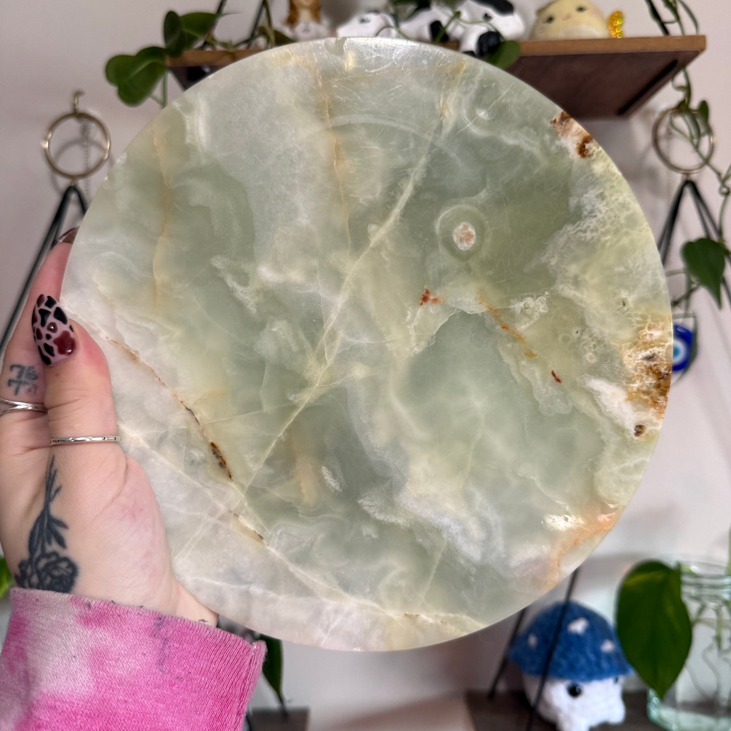 vintage onyx plate