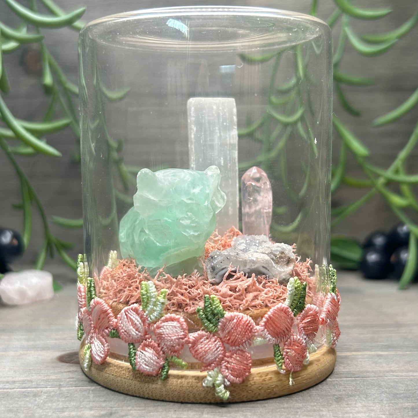 fluorite cow terrarium