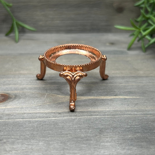 rose gold sphere stand