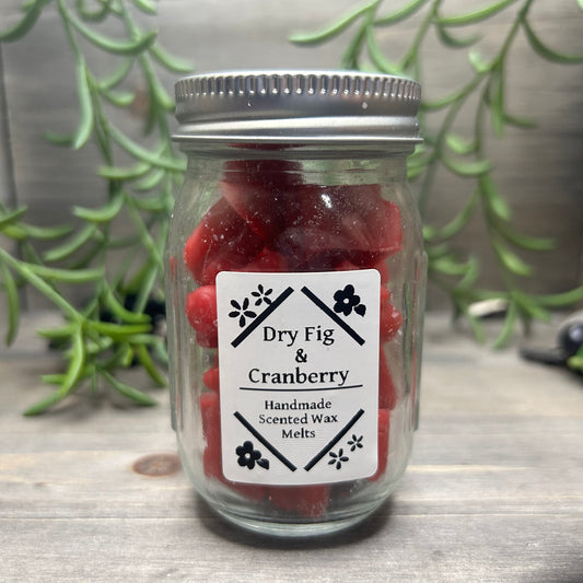 dry fig & cranberry wax melts
