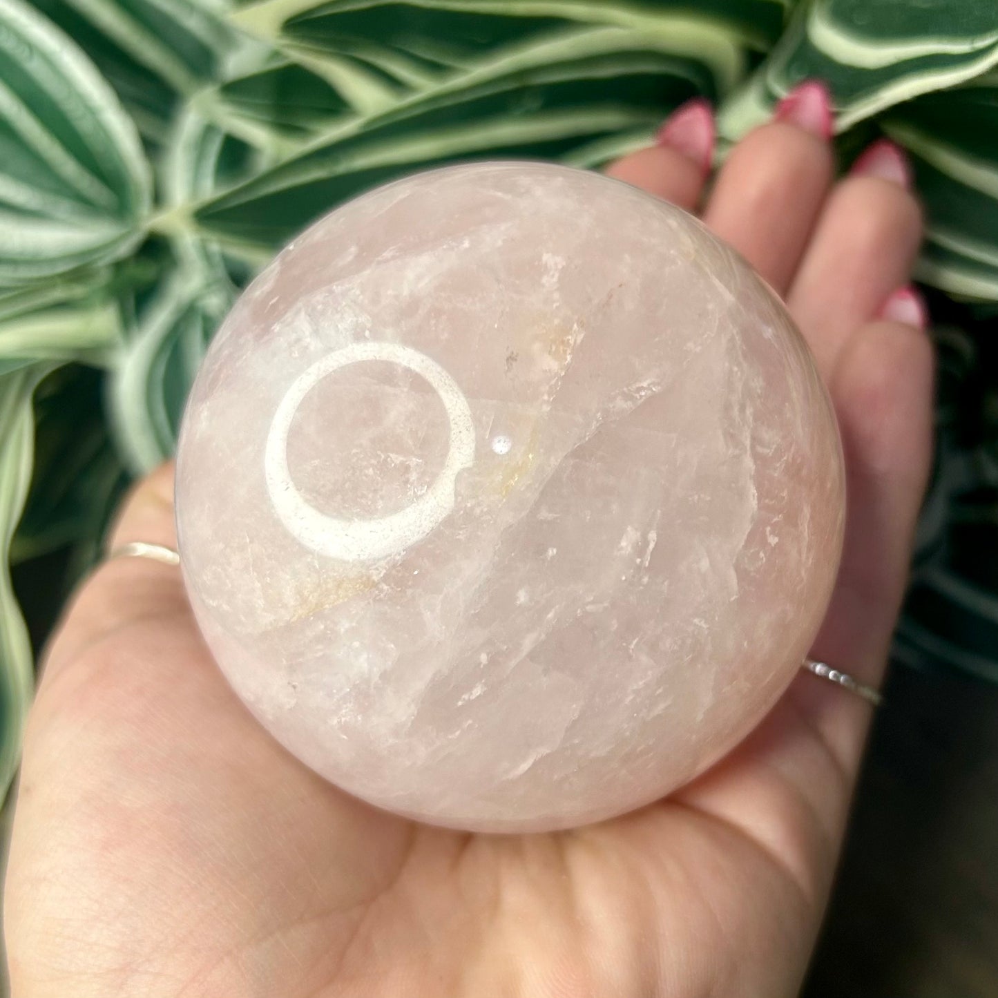 rose quartz sphere