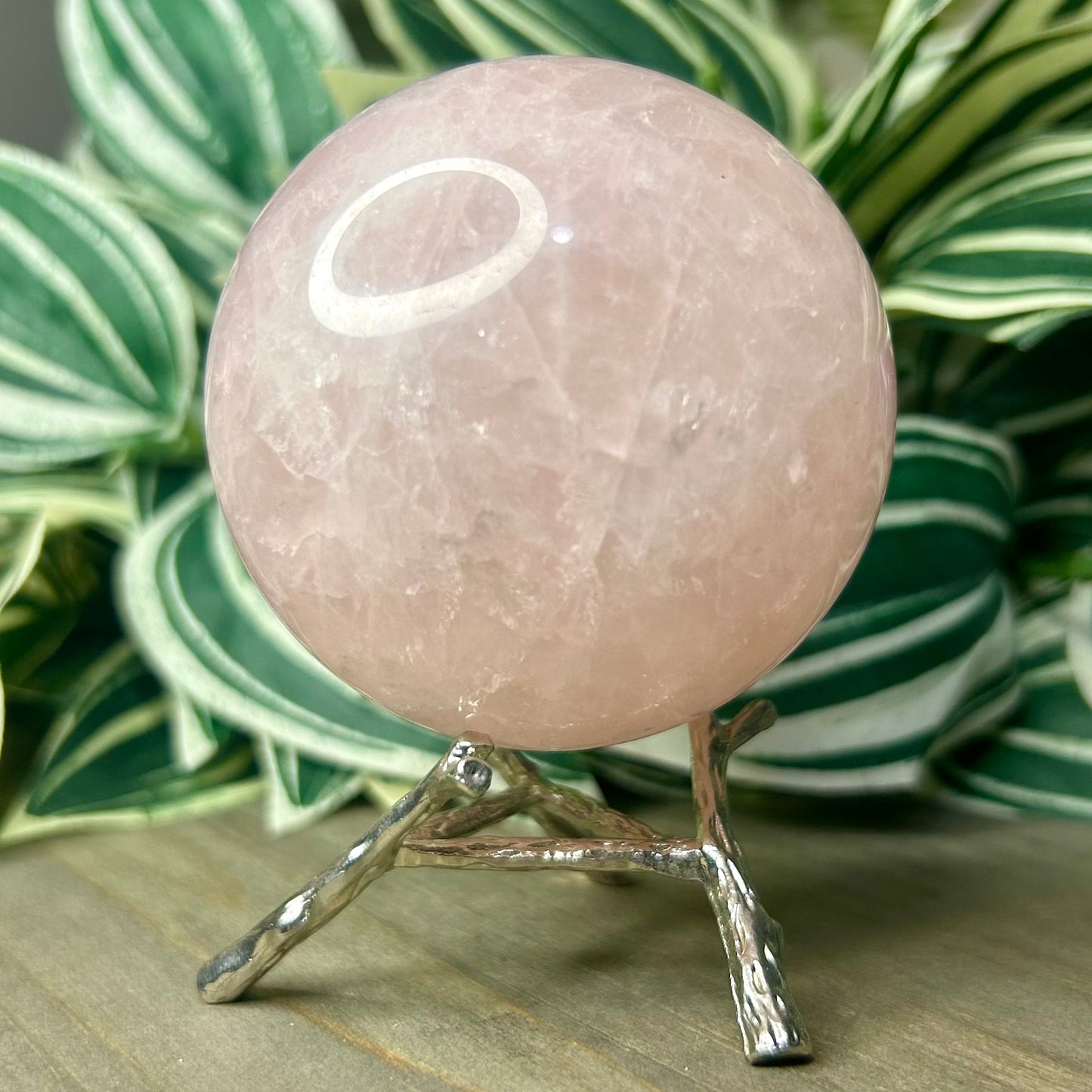 rose quartz sphere