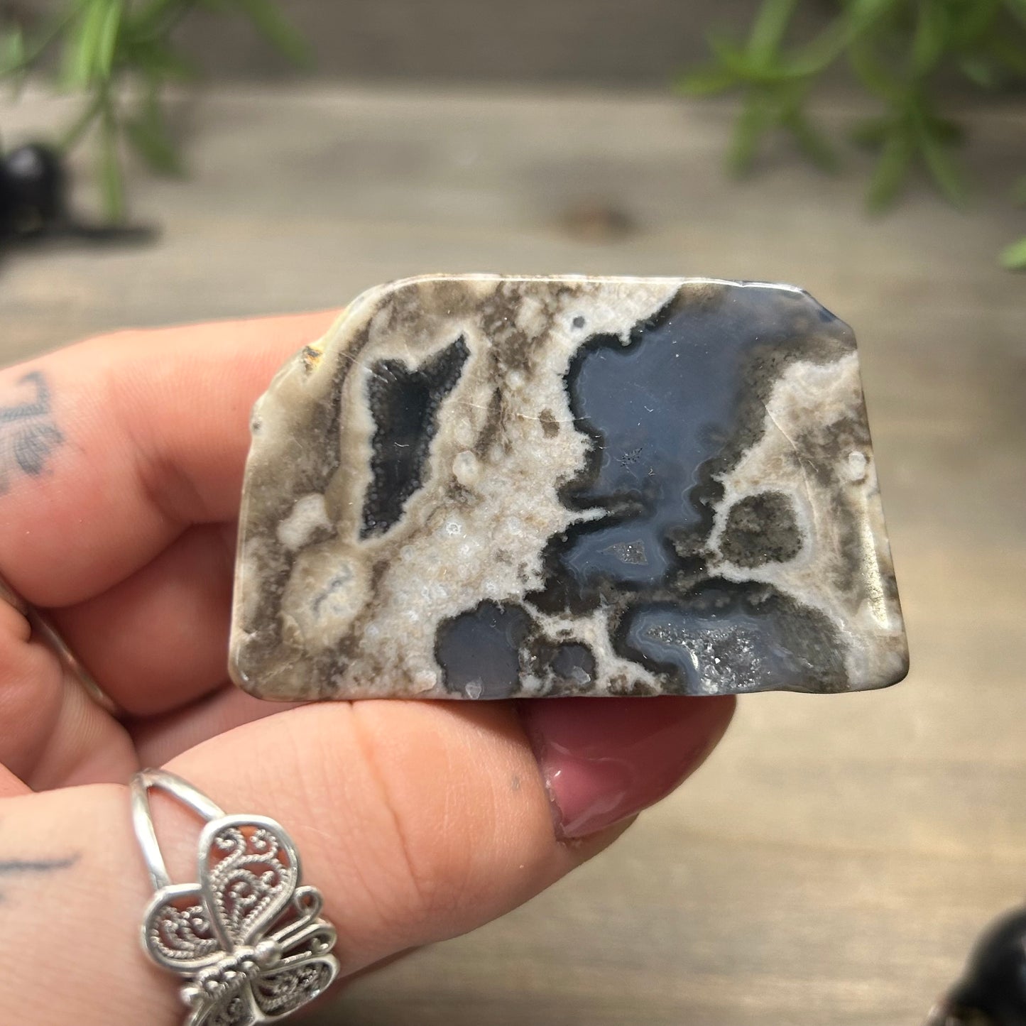 volcanic agate freeform