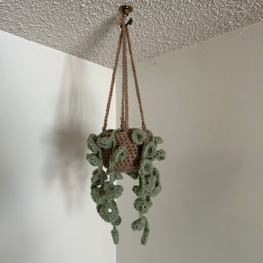 crochet string of hearts