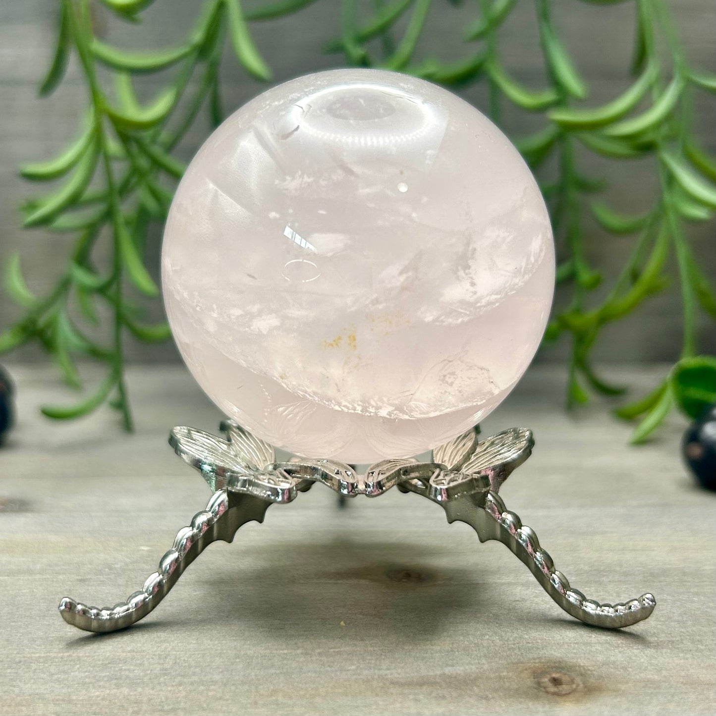 rose quartz sphere