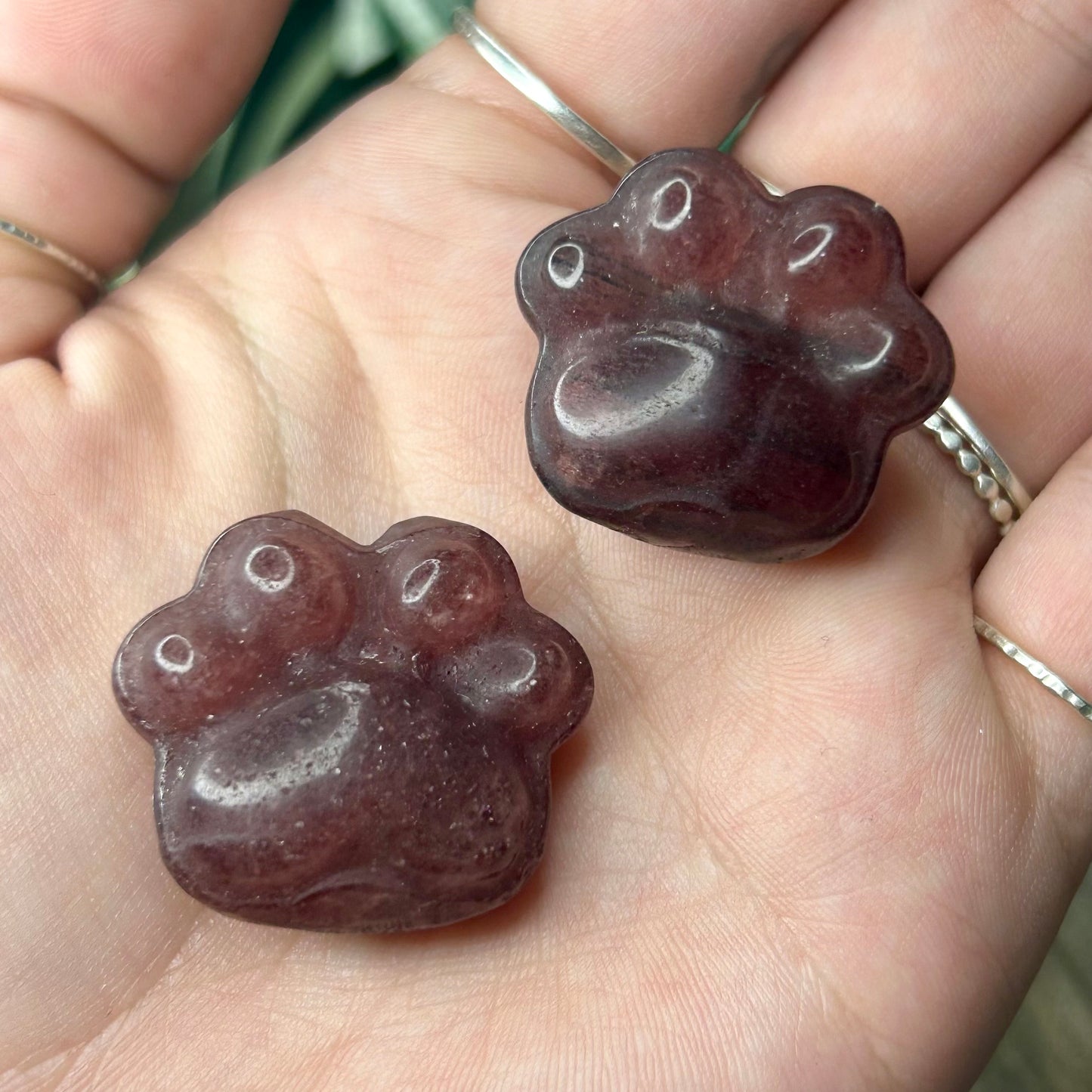 strawberry quartz paw