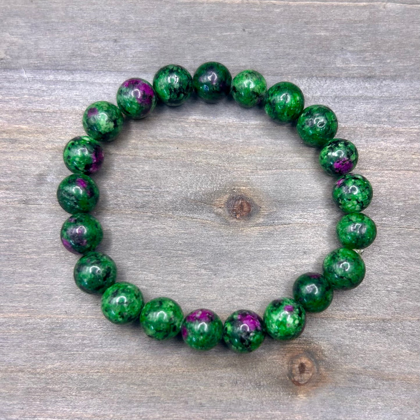 ruby zoisite bracelet