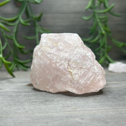 raw rose quartz chunk