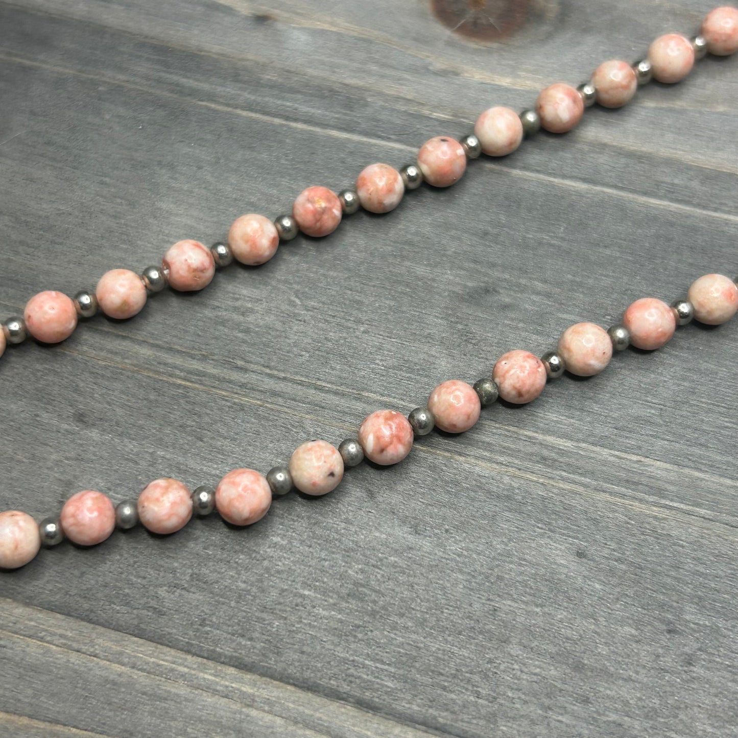 pink picasso jasper necklace
